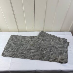 Food Network Black weaved Cotton Textured Table Runner 59” x 12”